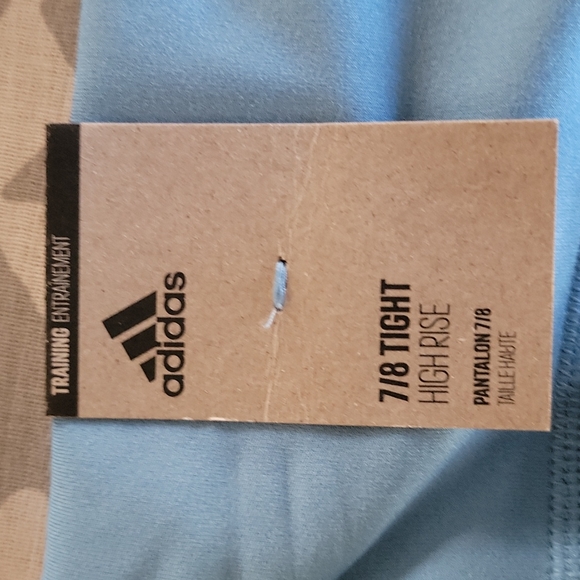 Adidas Circuit Hazy Blue Crew Leggings M - Picture 9 of 11